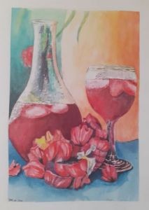 Voir le détail de cette oeuvre: liqueur à l'hibiscus